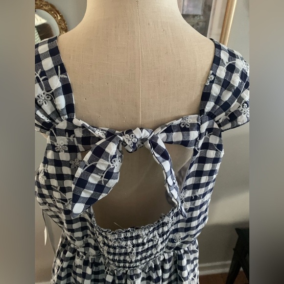 Blueberi Boulevard Navy and White Gingham Sundress - Picture 13 of 13